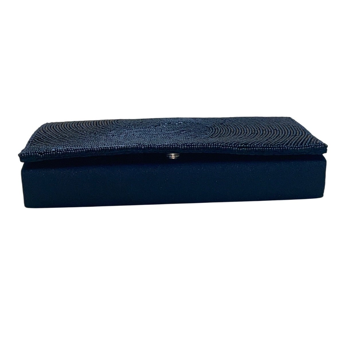 Lord + Taylor Women’s Black Beaded Spiral Detail Shoulder Strap Evening Clutch
