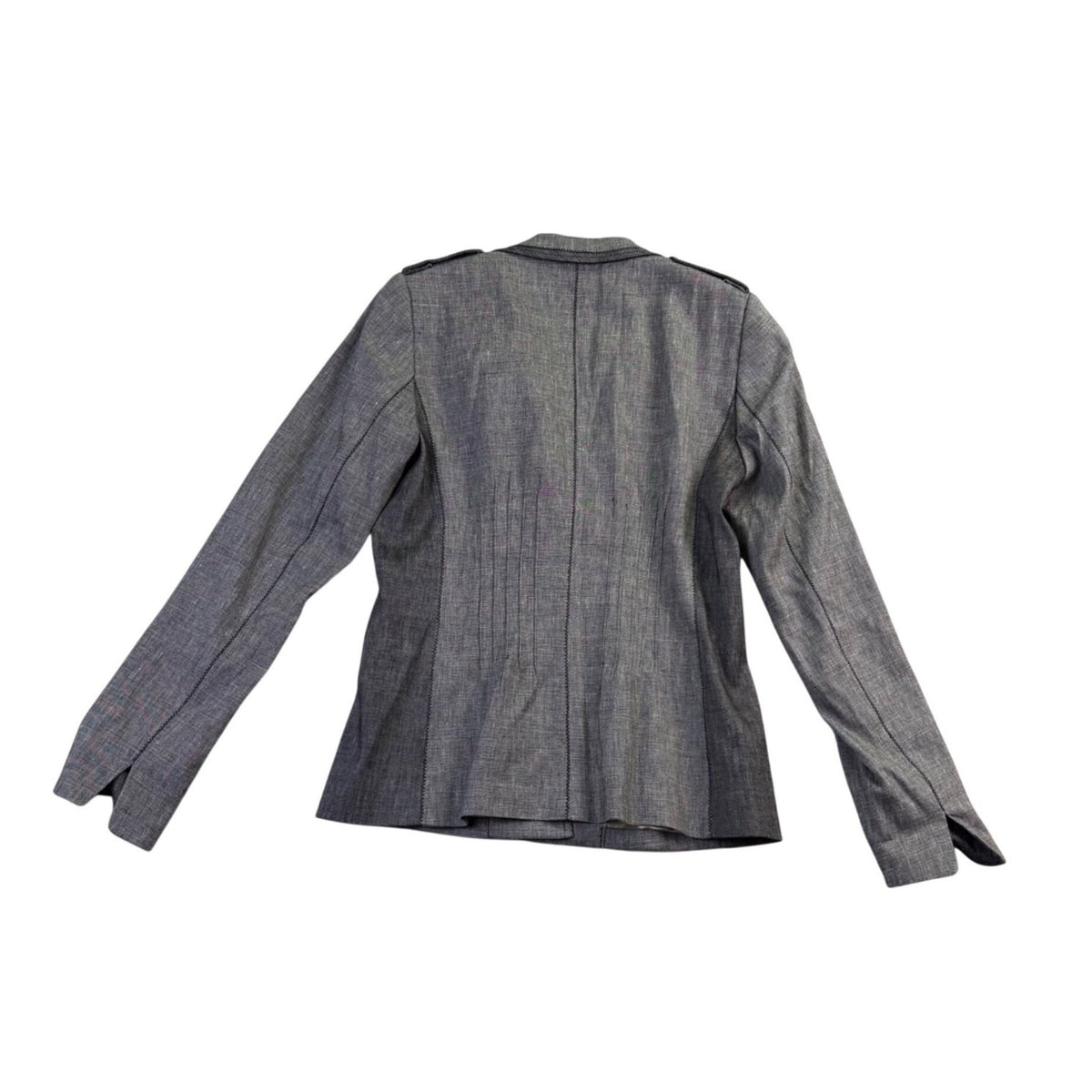 Elie Tahari Womens Gray Blazer & Pants Suit  Stretch Elevated Look Size 2