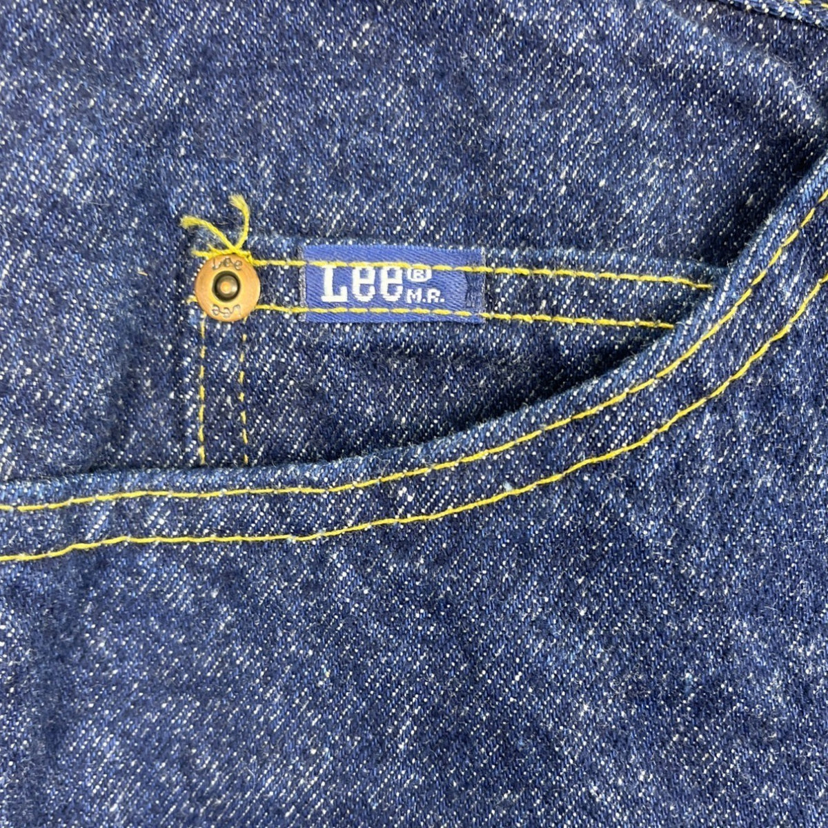 Vintage 90s Y2K Lee 34x30 Lee Mens Regular Fit Jeans Blue Denim Made in USA New