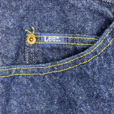 Vintage 90s Y2K Lee 34x30 Lee Mens Regular Fit Jeans Blue Denim Made in USA New