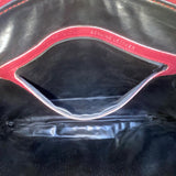 Woodward & Lothrop Women’s Burgundy Leather Made In Italy Suitcase Messenger Bag