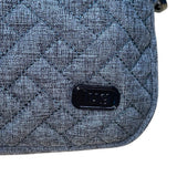 Lug Women’s Gray Quilted Adjustable Strap Zip Compartments Crossbody Bag