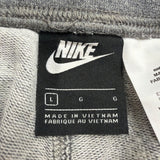 Nike Mens Gray Cotton Drawstring Athletic Shorts Lounge & Activewear Size Large