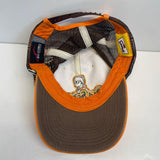 The Simpsons Old School Homer Brown Bio Domes Baseball Cap Hat Sz Kids