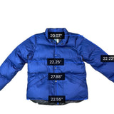 L.L. Bean Mens Colbalt Blue Down Jacket With Tags Warm Winter Sz M