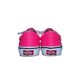 Vans Unisex Kids Pink Canvas Lace-Up  Low Top Sneakers Size W6.5/M5