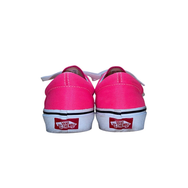 Vans Unisex Kids Pink Canvas Lace-Up  Low Top Sneakers Size W6.5/M5