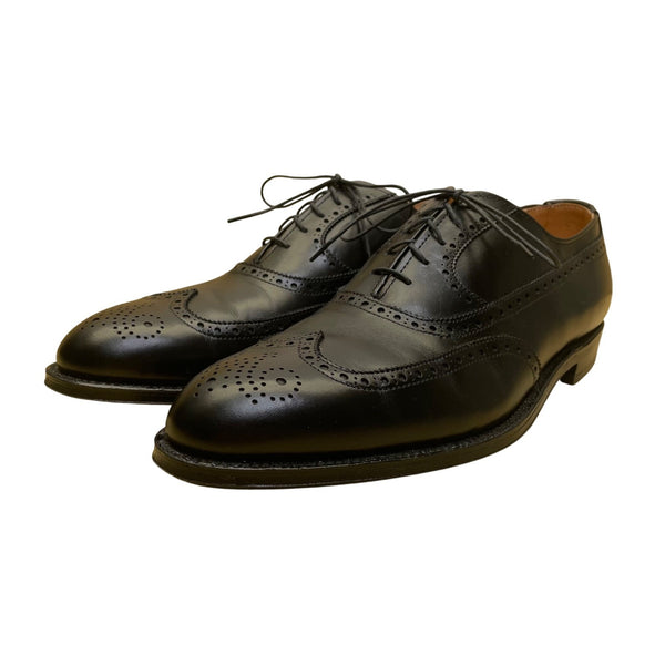 Brooks Brothers Men’s Black Leather Wingtip Oxford Dress Shoes Size 10.5
