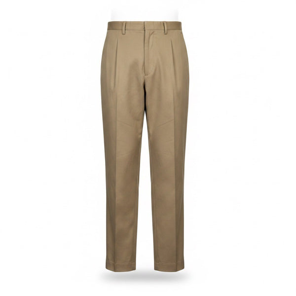 Nordstrom Michii Moon Women Tan High-Waist Pleated Dress Pants Size 8 