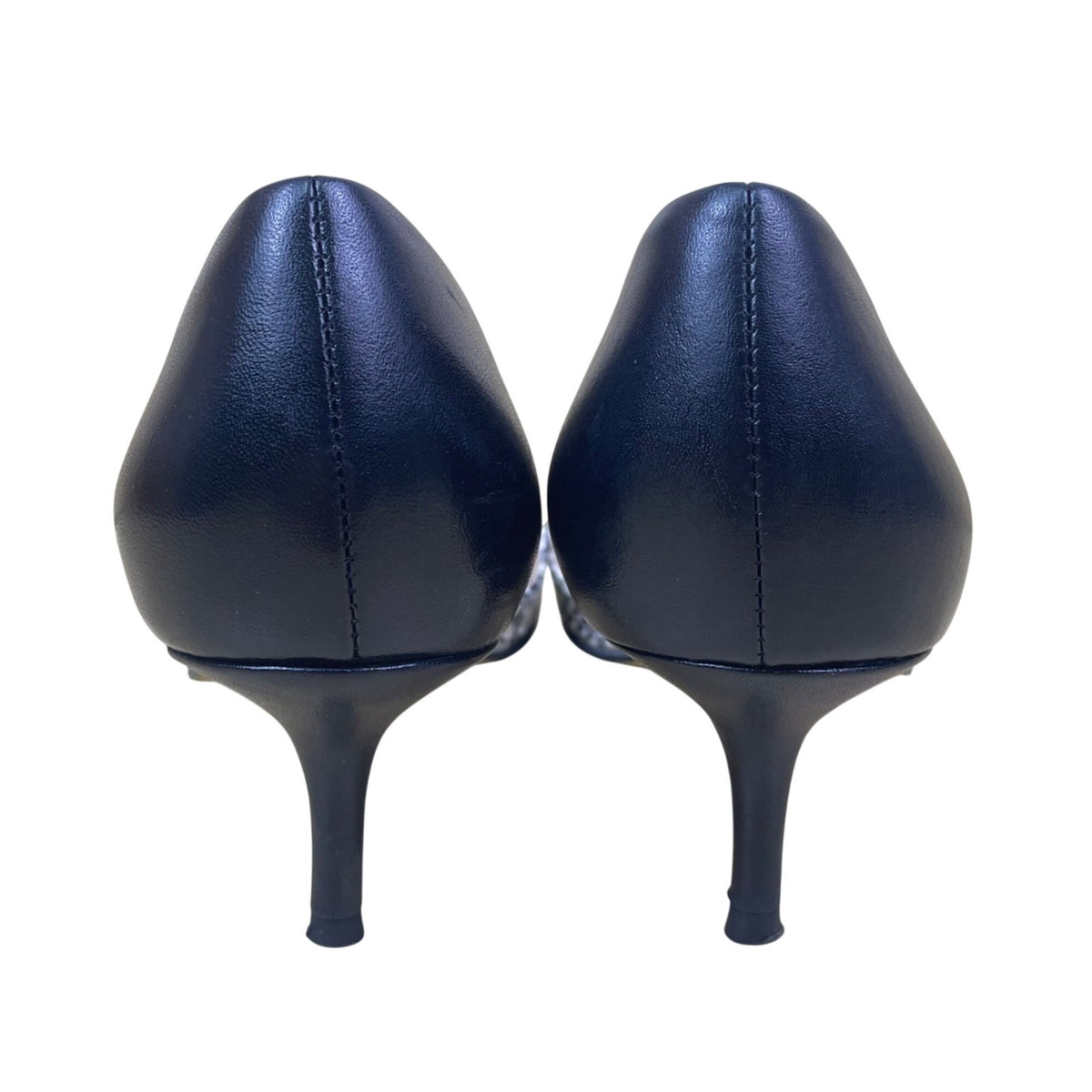 Enzo Angiolini Women’s Gray Black Leather DOrsay Snakeskin Print Pumps Size 7.5M