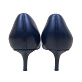 Enzo Angiolini Women’s Gray Black Leather DOrsay Snakeskin Print Pumps Size 7.5M