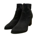 Marc Fisher Women’s Black Side Zipper Block-Heel Balsan Ankle Boots Size 5M