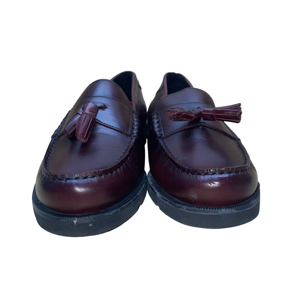 Rockport Men’s Burgundy Leather Tassel Stitched Loafers Size 9.5M