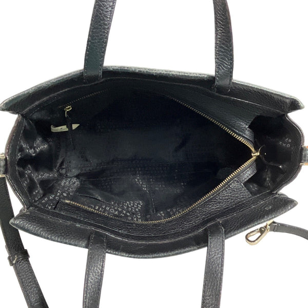 Kate Spade Women's Street Black Pebbled Leather Crossbody Handbag Sz M