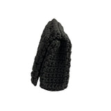 Faz De Conta By Mari Women's Grey Crocheted Clutch Sz M - New