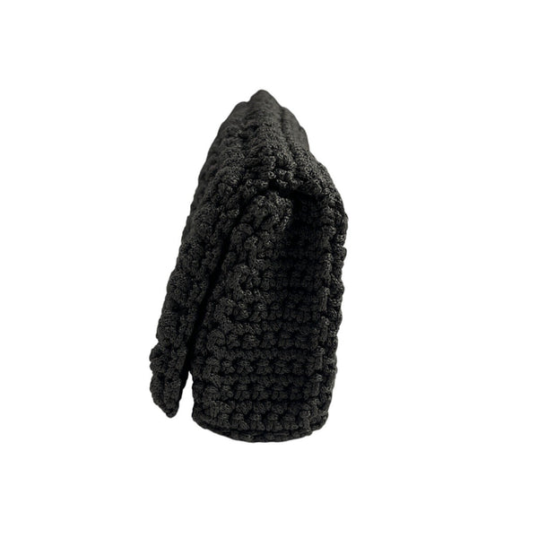 Faz De Conta By Mari Women's Grey Crocheted Clutch Sz M - New