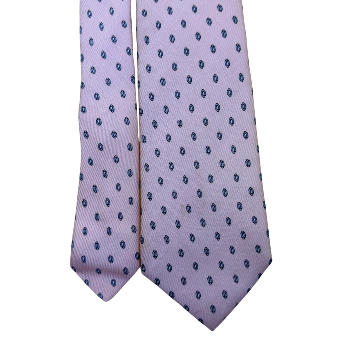 Bert Pulitzer Mens Pink Silk Patterned Tie All Season Elegant Design