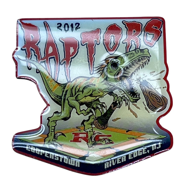 2012 Raptors Cooperstown River Edge NJ Baseball Team Collectible Pin