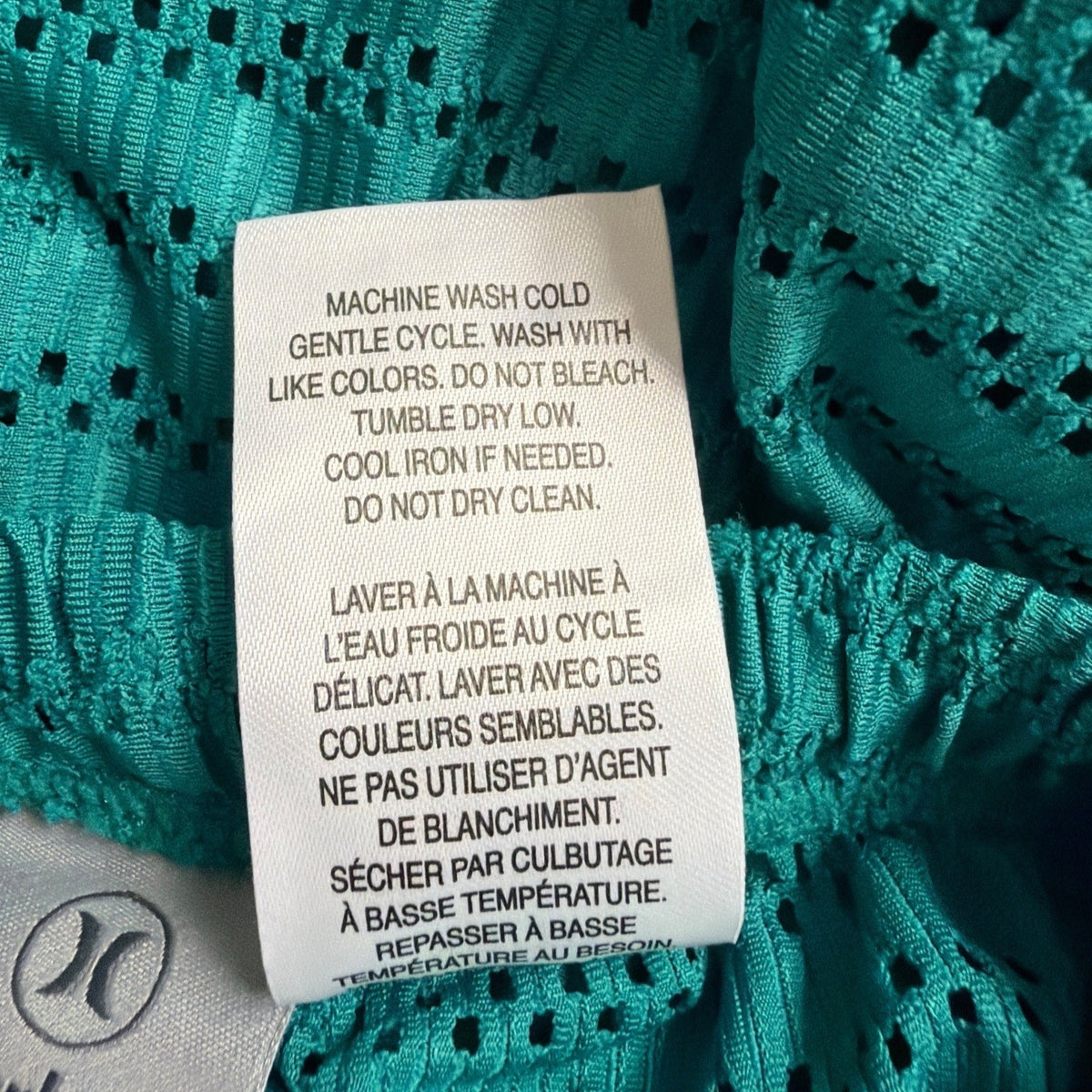 Hurley Womens Teal Button-Up Shirt & Elastic Waist PantsSet Sz XS Set