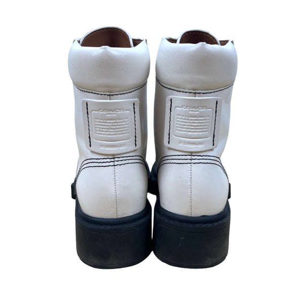 Coach Women's Ankle Leather Boots Sz 6.5 Original Box