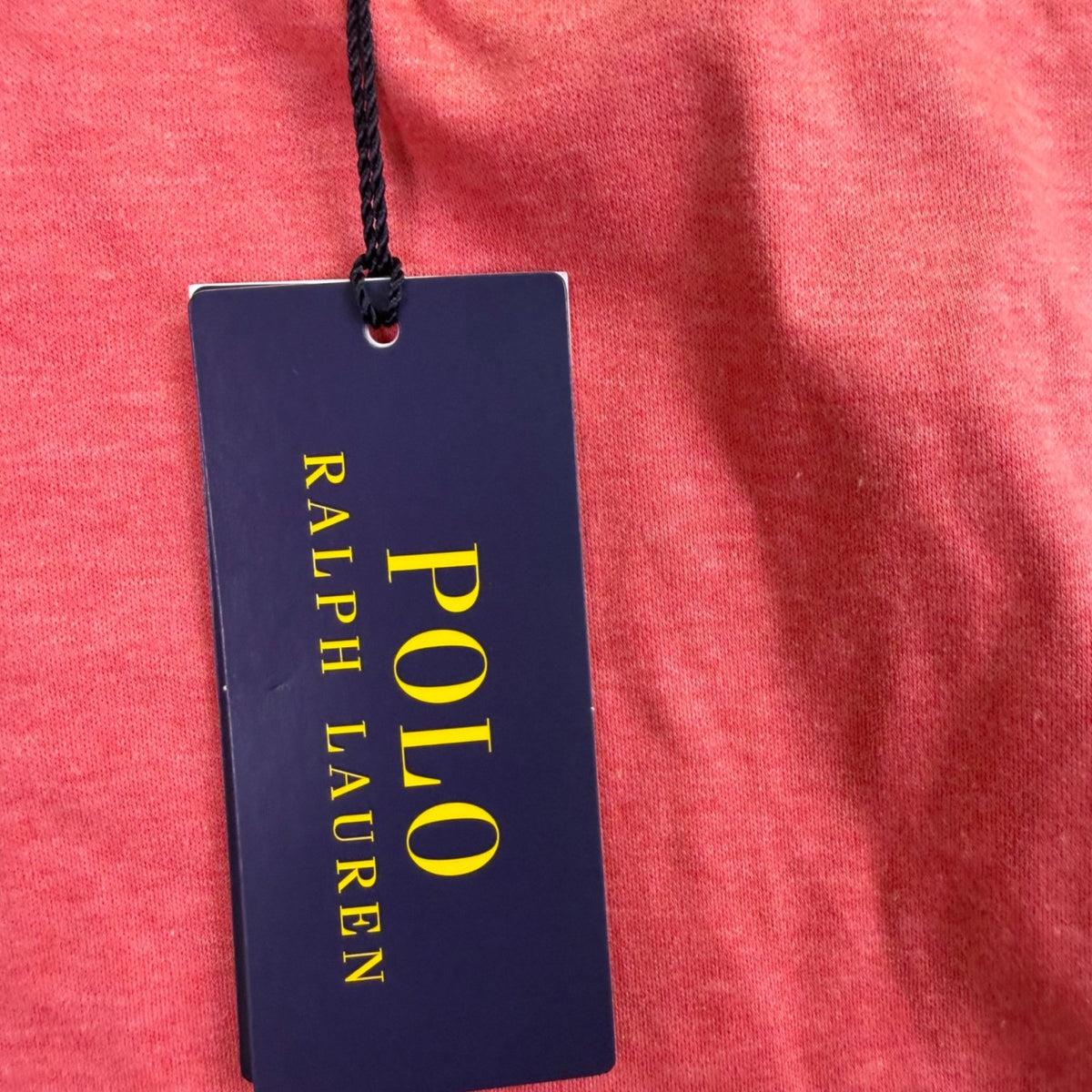 Polo Ralph Lauren Mens Coral Cotton Custom Slim Fit Polo Shirt Casual Wear Sz M