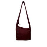 Ogio Women’s Burgundy Modern Button Accent Multiple Compartments Crossbody Bag