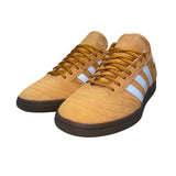 Adidas Men’s Orange Suede White Stripes Low-Top Busenitz Sneakers Size 8.5