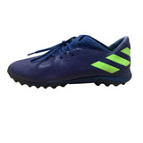 Adidas Men's Blue & Lime Accents Messi Logo Soccer Cleats Shoes Size 13
