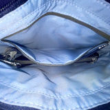 Baggallini Women’s Blue Nylon Adjustable Strap Multiple Pockets Crossbody Bag