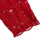 Lane Bryant Womens Red Lace Off-The-Shoulder Knee-Length Dress Size 18 