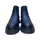 Aldo Women’s Black Leather Stompd Platform Chelsea Boots Size 8