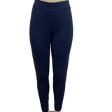 Vince Camuto Womens Classic Navy Essentials Leggings Stretch Knit Sz L - New