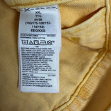 Gap Womens Yellow Denim Jacket Full Button FrontCotton Casual Sz XXL