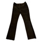 D&G Women’s Brown Cotton Corduroy Flared Pants Button Pockets Italy