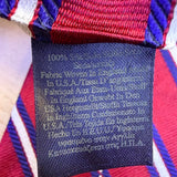 Brooks Brothers Mens Red & Blue Striped Silk Tie Classic Business Neckwear