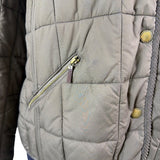 Lauren Ralph Lauren Womens Olive Puffer Jacket Quilted Snap/Zip Sz XL