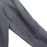 Calvin Klein Mens Medium Grey Cotton V-Neck Liquid Rib Long Sleeve Sweater Sz XL