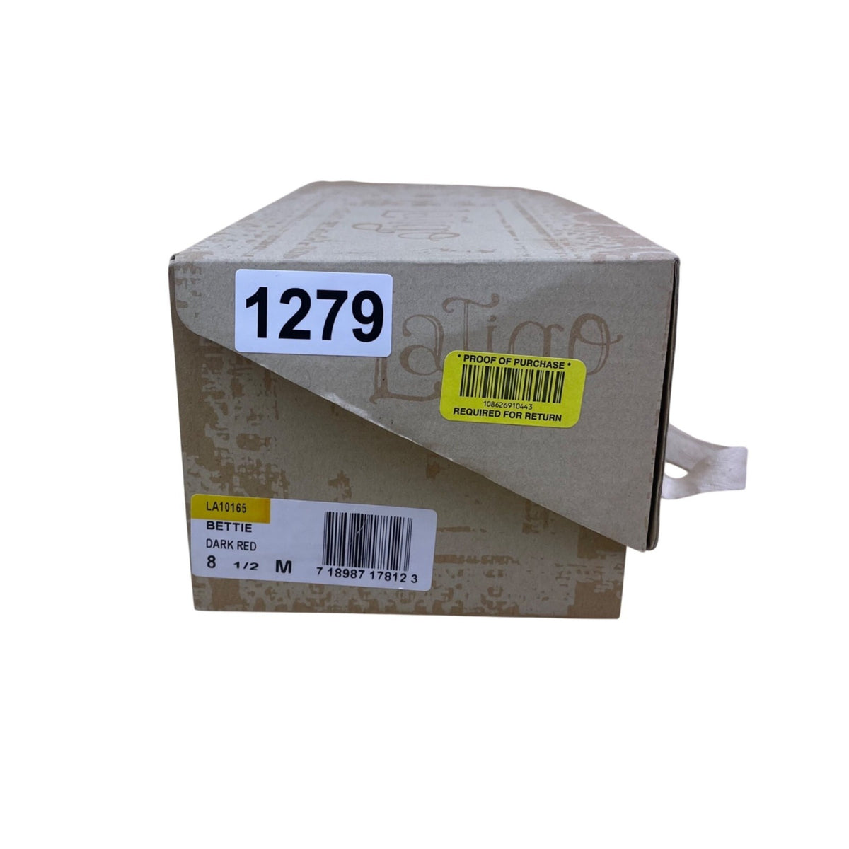 Latigo Women’s Dark Red Leather Slip-On Bettie Flats Shoes Size 8.5M