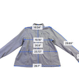 Eddie Bauer Mens Gray Fleece-Lined Softshell Jacket Lightweight Design Sz TXL