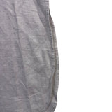 Chicos Womens Light Gray Linen-Blend Button-Down Long Shirt Dress Size 2P
