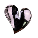 Trifari Womens Silver Tone Metal Heart Pendant Vintage Jewelry