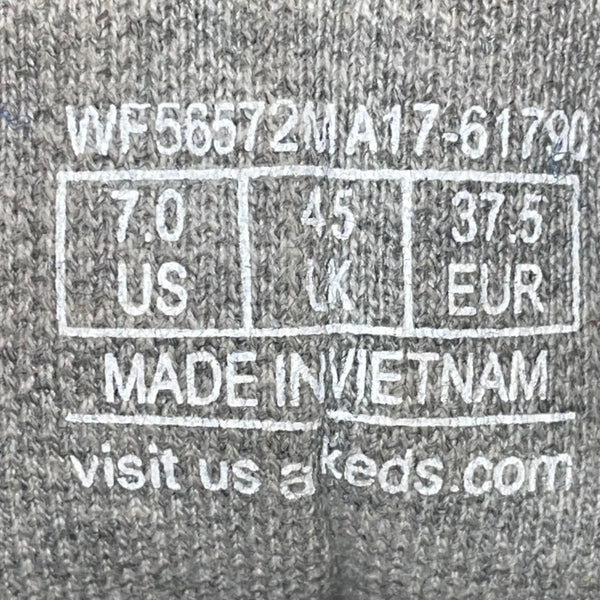 Keds Women’s Blue Navy Canvas Ortholite Insoles Lace-Up Sneakers Size 7