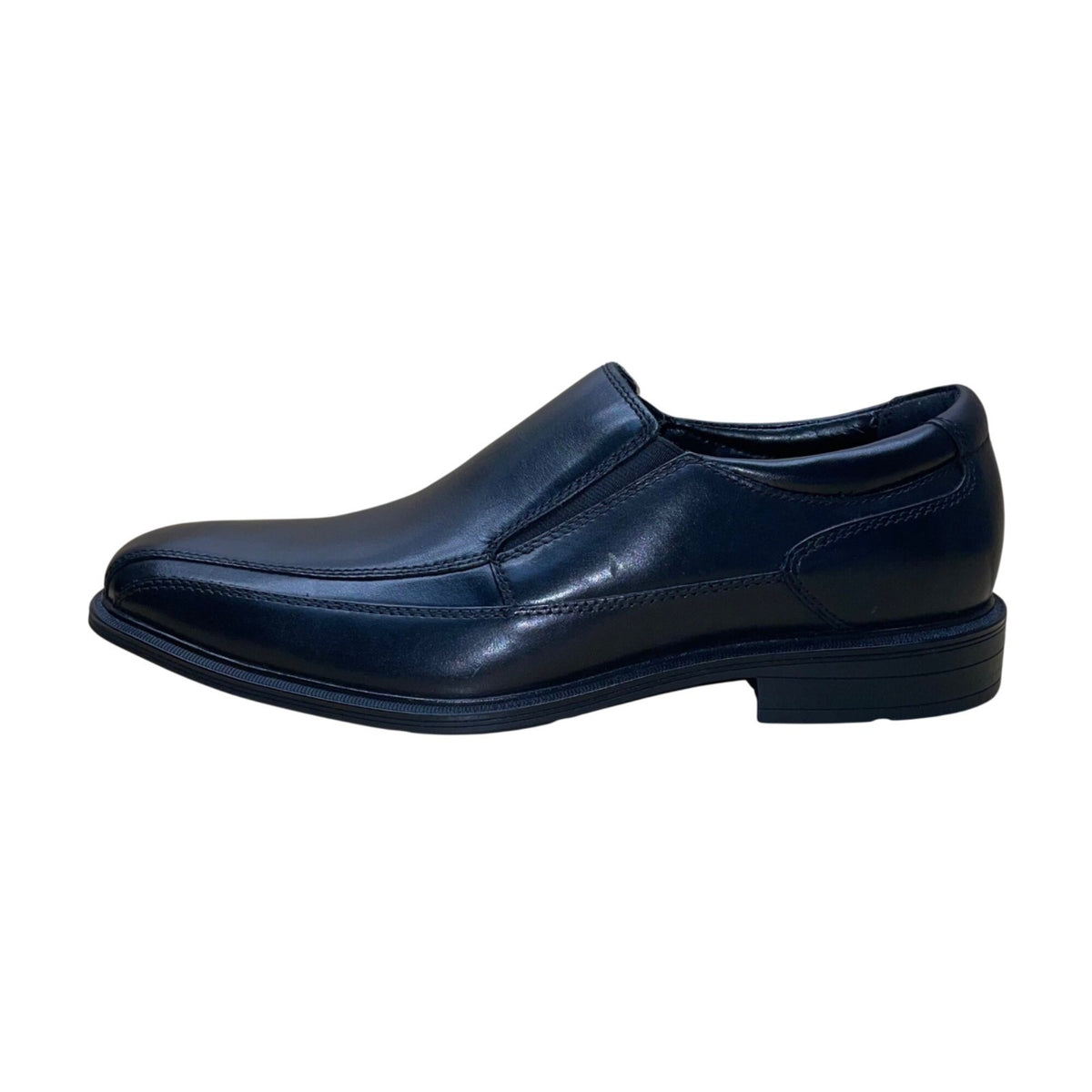 Kenneth Cole Men’s Black Leather Comfortable Slip-On Dress Shoes Size 10