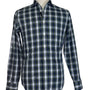 J.Crew Mens Flex Wrinkle-Free Plaid Button-Up Shirt Size S Blue/Green New