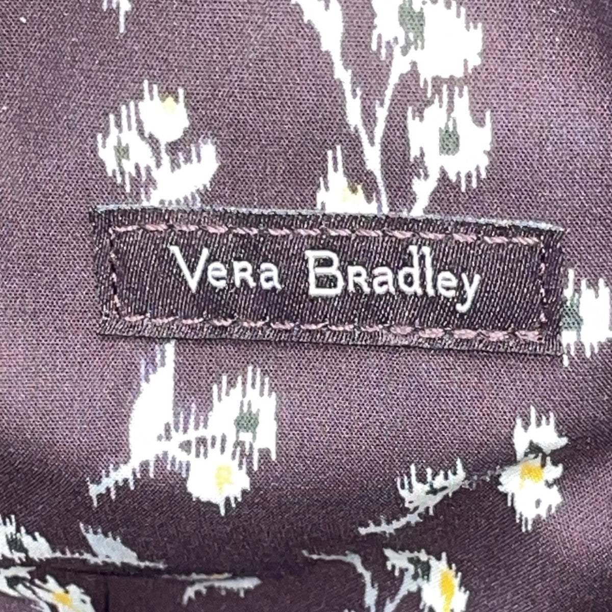 Vera Bradley Women’s Purple Floral Quilted Spacious Travel Carry-On Duffel Bag