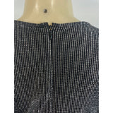 19 Cooper Women's Black and Silver Short Pants and Sleeve Jumpsuit Sz XS