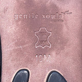 Gentle Souls Women’s Black & Brown Suede Break My Heart Gladiator Sandals 10M