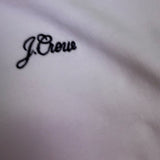 J.Crew Womens White Cotton Crewneck Pullover Sweatshirt Size XS