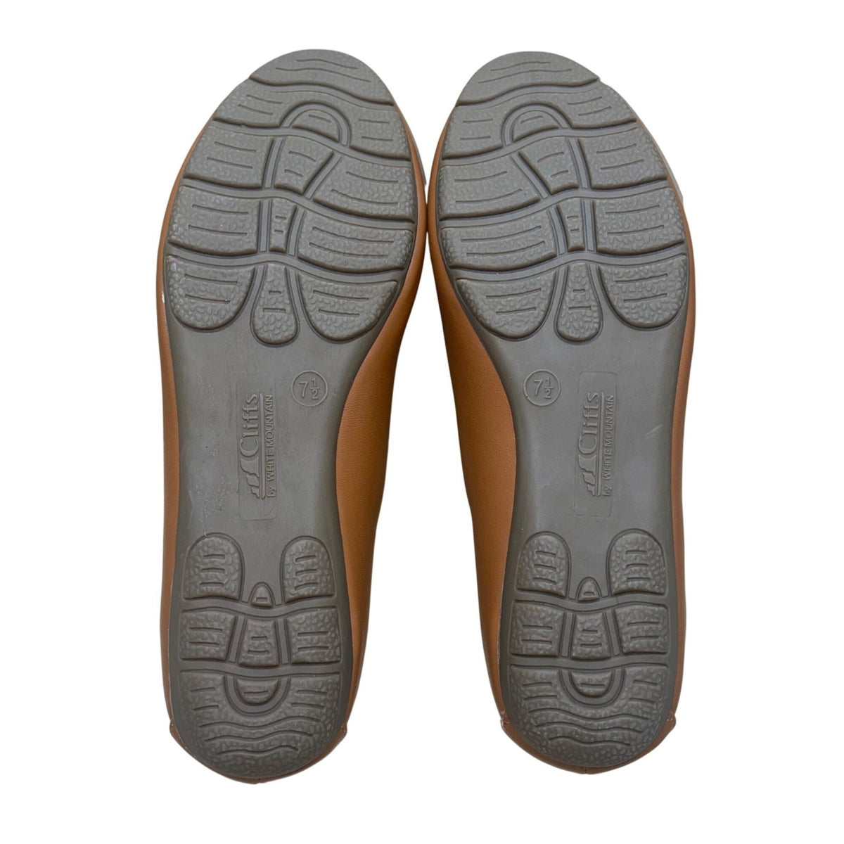 Cliffs By White Mountain Women’s Brown Faux Leather Gracefully Loafers Sz 7.5M