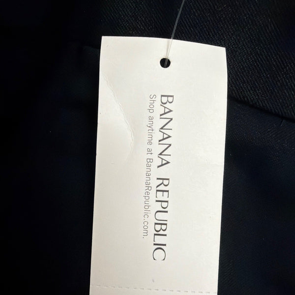 Banana Republic Womens Black Stretch Flare Pants The Sloan Fit Size 12